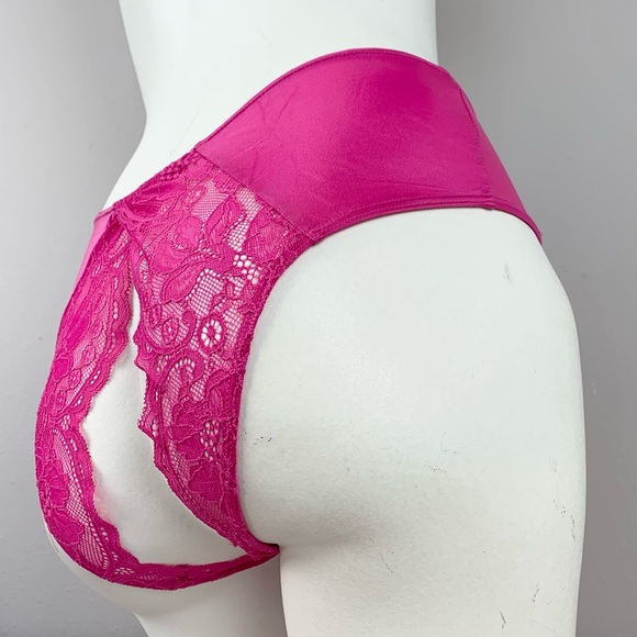 NWT Small Victoria’s Secret Crotchless Panty Panties Vs Lingerie Pink Fairy Sexy - Picture 3 of 8